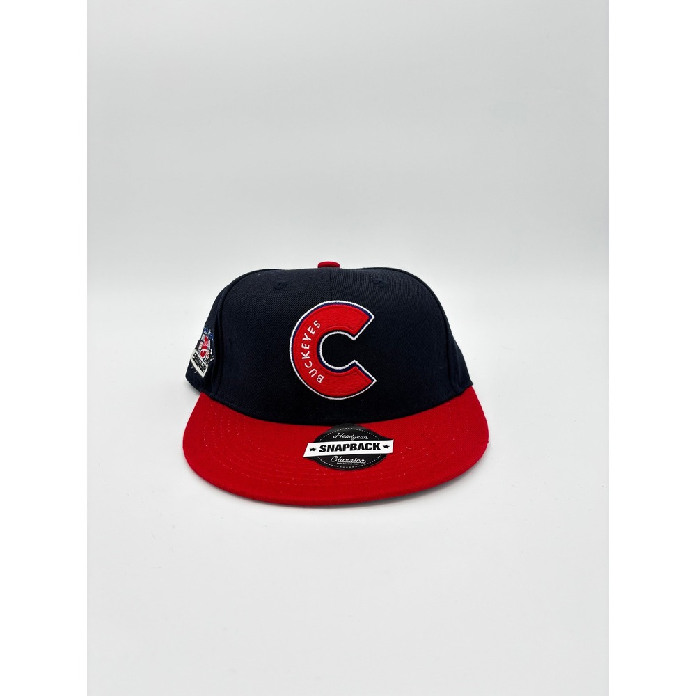 Headgear Classics Cleveland Buckeyes Negro League Youth Snapback Hat Navy Red